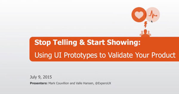 Using UI Prototypes to Validate Your Product