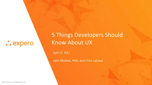 5 Things Developers Should Know About UX