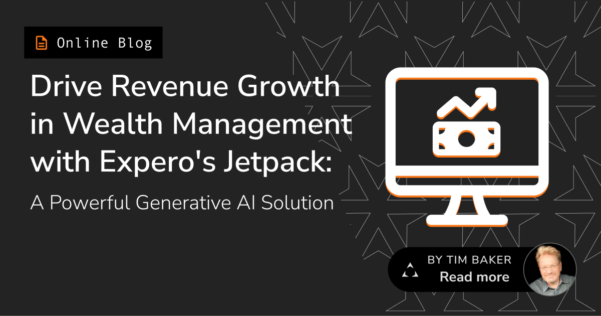 Drive Revenue Growth in Wealth Management with Jetpack: A Powerful Generative AI Solution